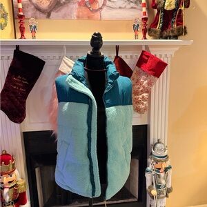Wild Fable Teal and Light Blue Vest